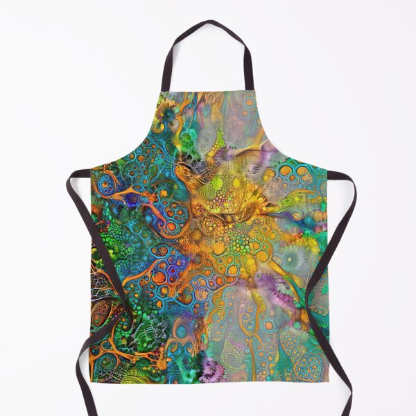 Item preview, Deepdream floral fractalize space abstraction designed and sold by blackhalt.