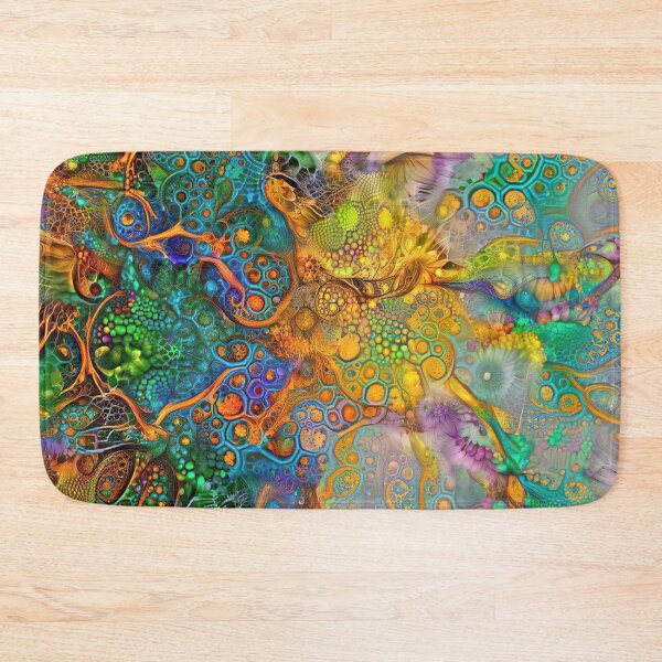 Item preview, Deepdream floral fractalize space abstraction designed and sold by blackhalt.