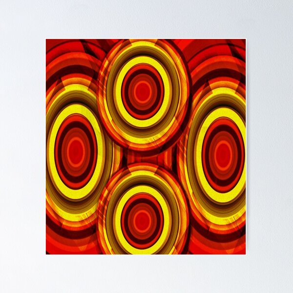 Item preview, Abstract circles designed and sold by StrbArtDigitals.