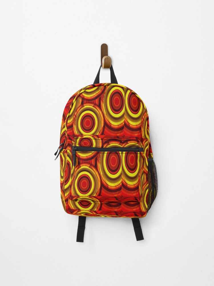 Thumbnail 1 of 3, Backpack, Abstract circles designed and sold by StrbArtDigitals.