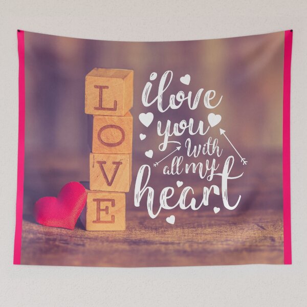 Item preview, I love you with all my heart. designed and sold by InducTees.
