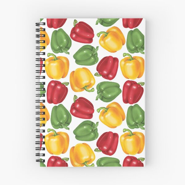 Item preview, Seamless Yellow, Red & Green Capsicum Pattern designed and sold by MHabeeb.