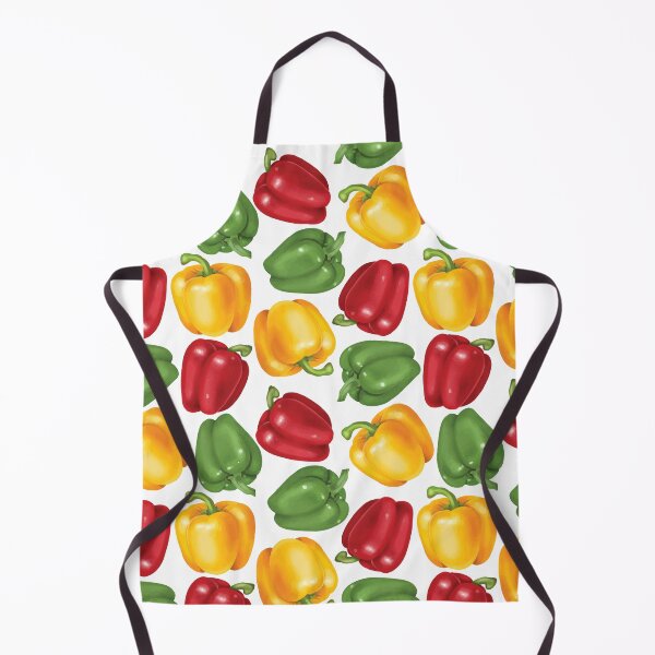 Item preview, Seamless Yellow, Red & Green Capsicum Pattern designed and sold by MHabeeb.