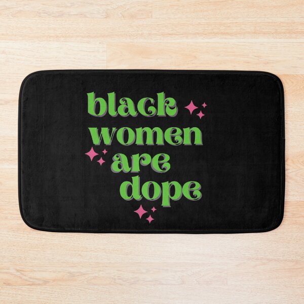 Item preview, Black Women Are Dope // 20 Pearls - Pink & Green designed and sold by GLifestyle.
