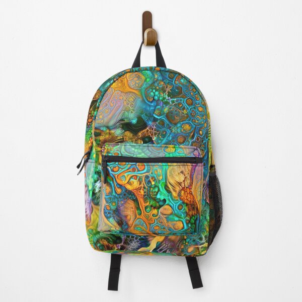 Item preview, Deepdream floral fractalize space galaxy abstraction designed and sold by blackhalt.