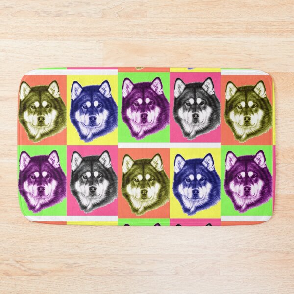 Item preview, Alaskan Malamute PopArt designed and sold by Arts & Dogs.