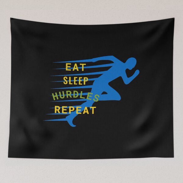 Item preview, Eat Sleep Hurdles Repeat designed and sold by TKsTees.