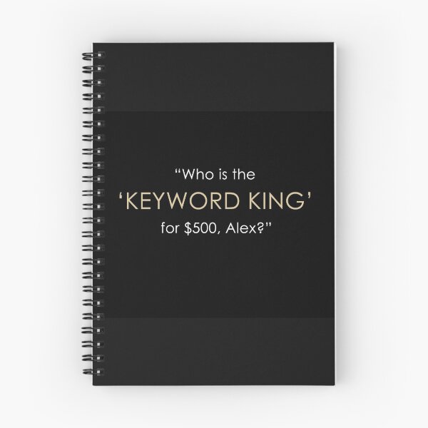 Item preview, The Keyword King /Copyright 2021 designed and sold by mmmaxxx.