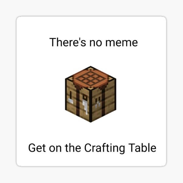Minecraft Crafting Table Gifts Merchandise Redbubble