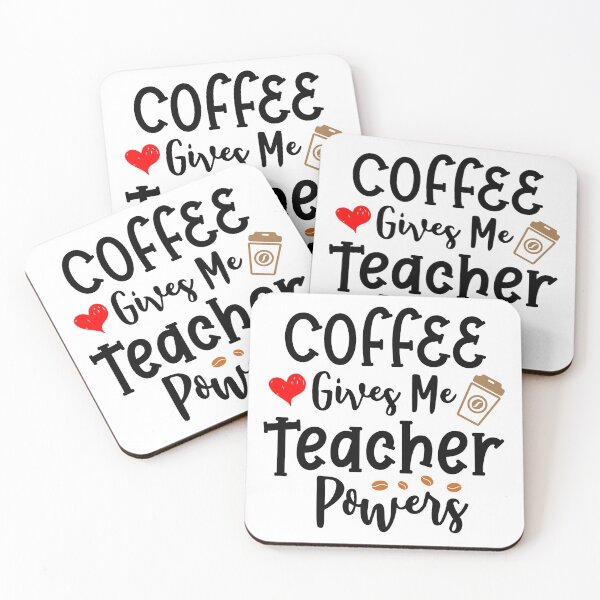 Item preview, Coffee Gives Me Teacher Powers designed and sold by Briekel.