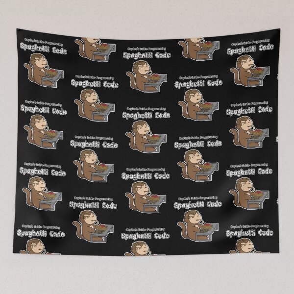Item preview, Ooptee's Guide: Programming Spaghetti Code Ooptee Monkey (m) designed and sold by OopteesLydia.