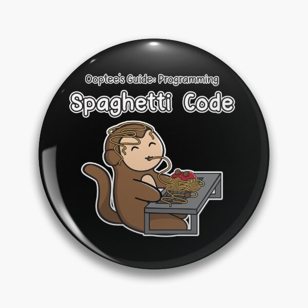 Artikelvorschau, Ooptee's Guide: Programmieren von Spaghetti-Code Ooptee Monkey (m) entworfen und verkauft von OopteesLydia.