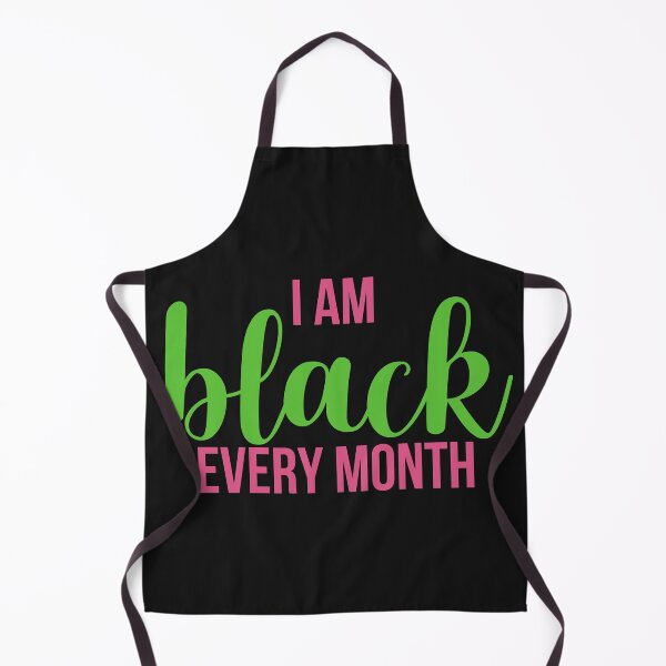 Item preview, I am Black Every Month // 20 Pearls - Pink & Green designed and sold by GLifestyle.