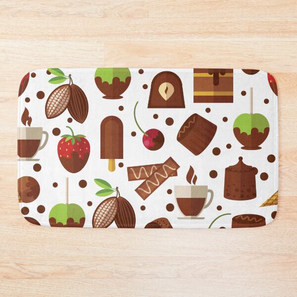 Item preview, Seamless Pattern of Candies, chocolates & Ice cream designed and sold by MHabeeb.