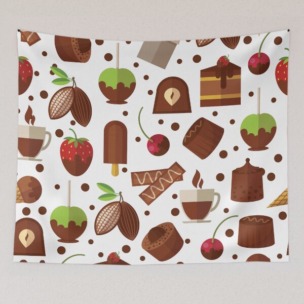 Item preview, Seamless Pattern of Candies, chocolates & Ice cream designed and sold by MHabeeb.