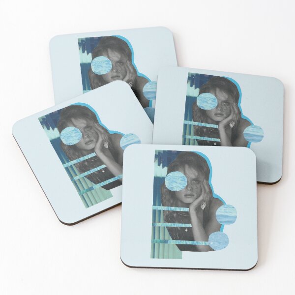 Item preview, Abstract Retro Girl Ocean Collage Design designed and sold by wiktoriadesigns.