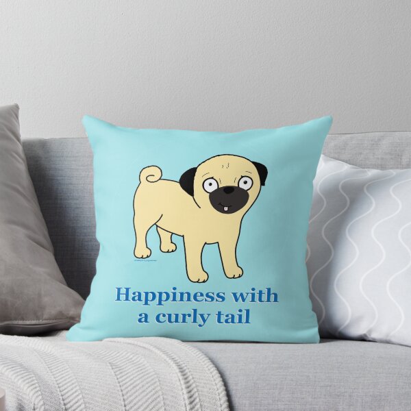 Item preview, Felicidad con cola rizada designed and sold by HumphreythePug.