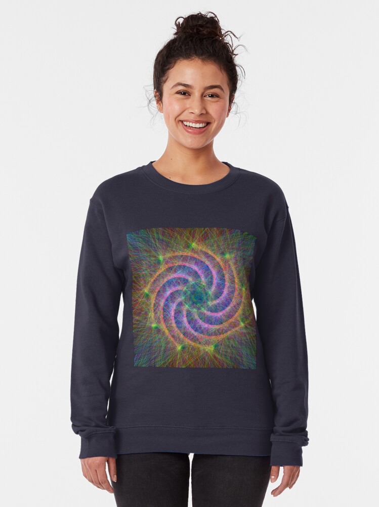 Alternate view of Optical lines Pullover Sweatshirt