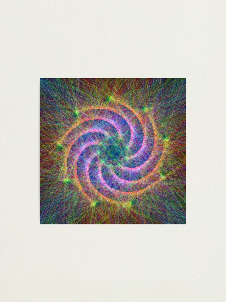 Alternate view of Optical lines Photographic Print