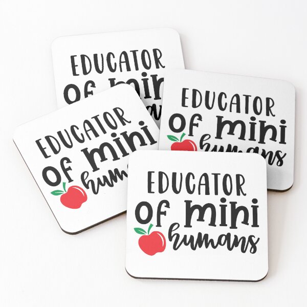 Item preview, Educator of Mini Humans Funny Teacher Quote With Apple designed and sold by Briekel.
