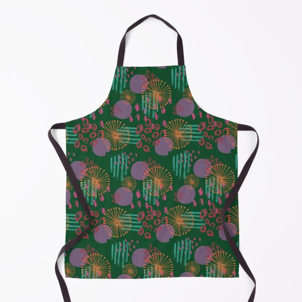 Item preview, Abstract green Floral designed and sold by bennetttextiles.