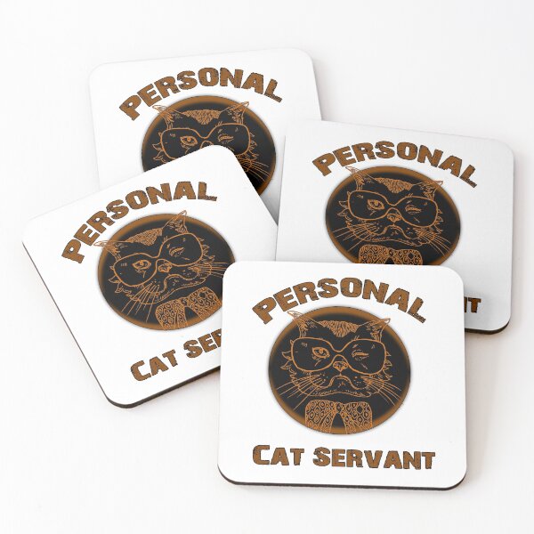 Item preview, Personal Cat Servant , Funny Cat, Cat Lover, Funny Gift  designed and sold by oussimakh.