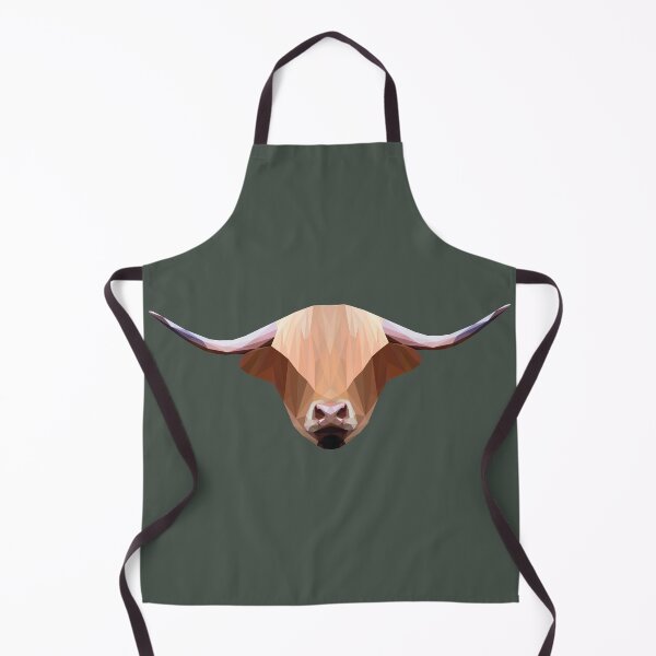 Item preview, Geometrical hairy cow designed and sold by ErinFCampbell.