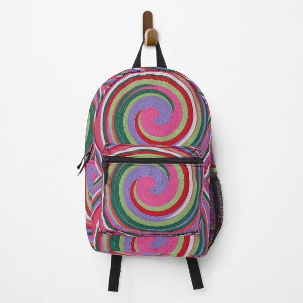 Item preview, modern bright and vibrant modern swirls designed and sold by pollywolly.