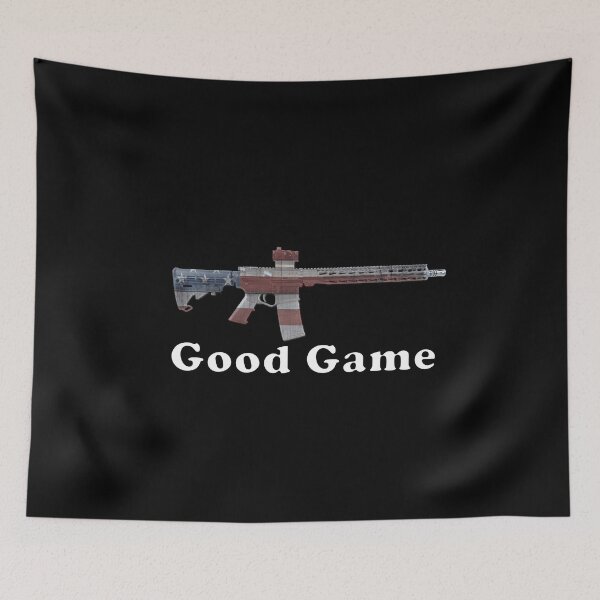 Item preview, AR-15 Good Game American Flag designed and sold by Matt Ballinger.