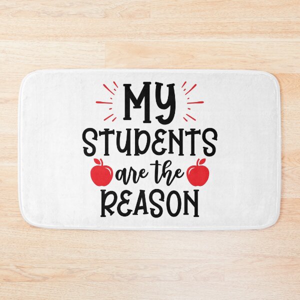 Item preview, My Students Are The Reason Funny Teacher Quote With Apples designed and sold by Briekel.