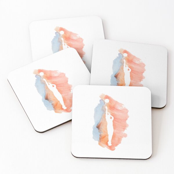 Item preview, Basketball Girl Water Color Pink Blue designed and sold by RaquelDeneth.