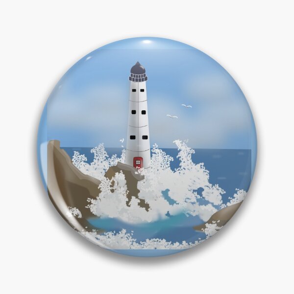 Aperçu de l'œuvre Phare Sea Scape créée et vendue par designInk.