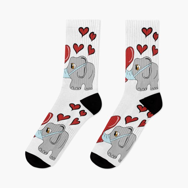 Item preview, Love elephant Covid 19 designed and sold by ALEFANTICA.
