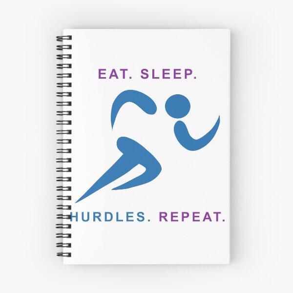 Item preview, Eat Sleep Hurdles Repeat designed and sold by TKsTees.