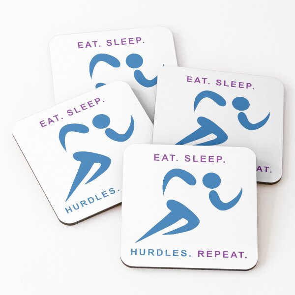 Item preview, Eat Sleep Hurdles Repeat designed and sold by TKsTees.