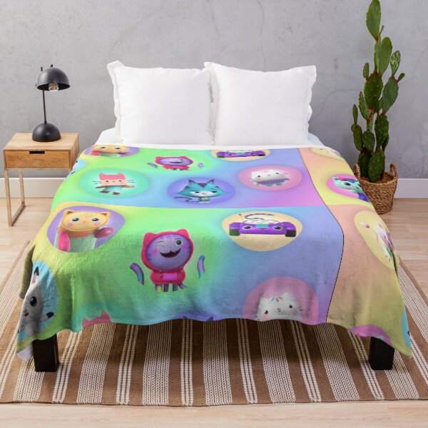 Gabbys Dollhouse Gabby Cats Throw Blanket