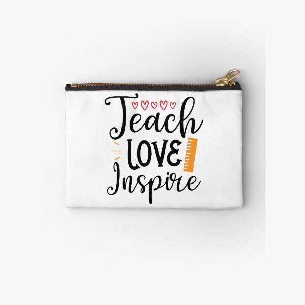 Item preview, Teach Love Inspire Teacher Quote designed and sold by Briekel.
