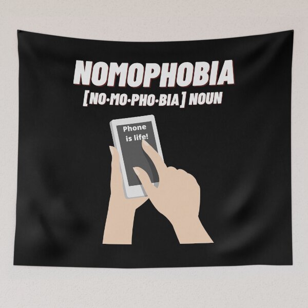 Item preview, Nomophobia 2 designed and sold by HappinessWorld.