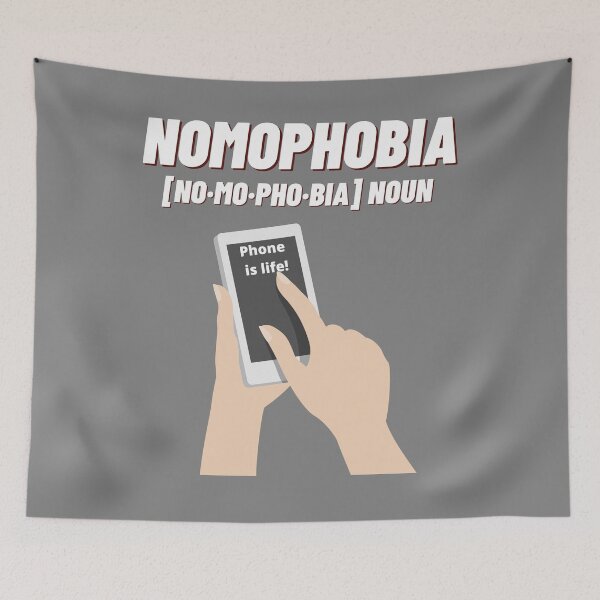 Item preview, Nomophobia 3 designed and sold by HappinessWorld.