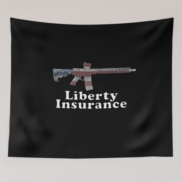 Item preview, AR-15 Liberty Insurance American Flag designed and sold by Matt Ballinger.