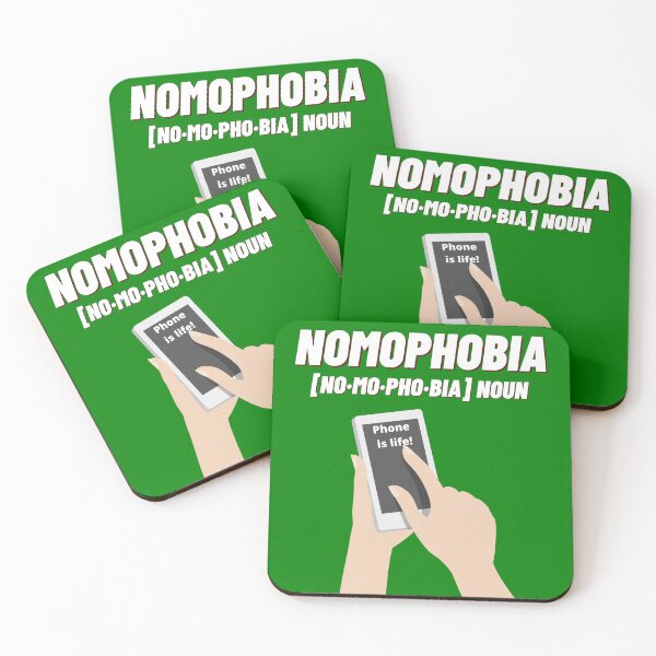 Item preview, Nomophobia 5 designed and sold by HappinessWorld.