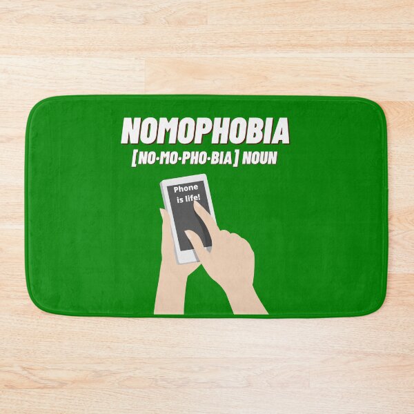 Item preview, Nomophobia 5 designed and sold by HappinessWorld.