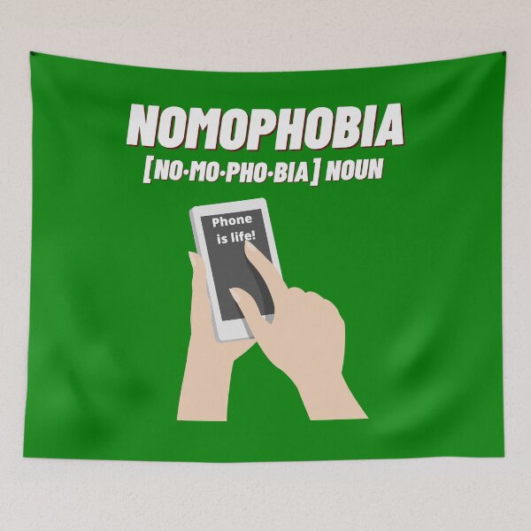 Item preview, Nomophobia 5 designed and sold by HappinessWorld.