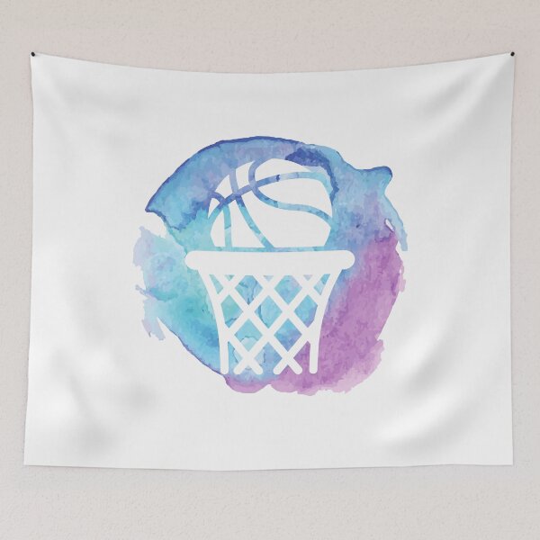 Item preview, Basketball Girls Cute Blue Watercolor designed and sold by RaquelDeneth.