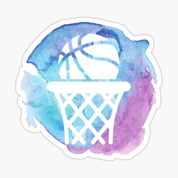 Item preview, Basketball Girls Cute Blue Watercolor designed and sold by RaquelDeneth.