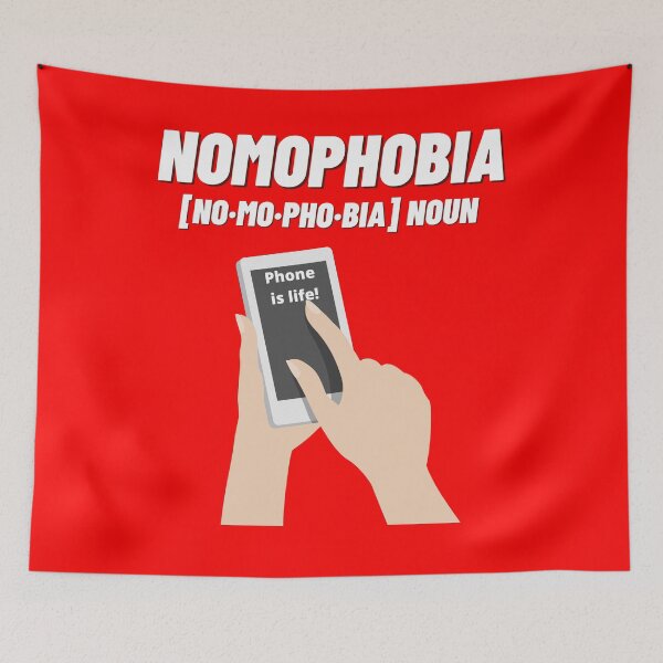 Item preview, Nomophobia 6 designed and sold by HappinessWorld.
