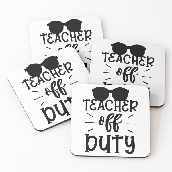 Item preview, Teacher Off Duty Funny Teacher Quote With Sunglasses designed and sold by Briekel.