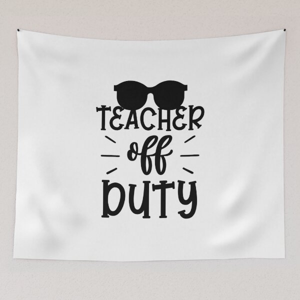 Item preview, Teacher Off Duty Funny Teacher Quote With Sunglasses designed and sold by Briekel.