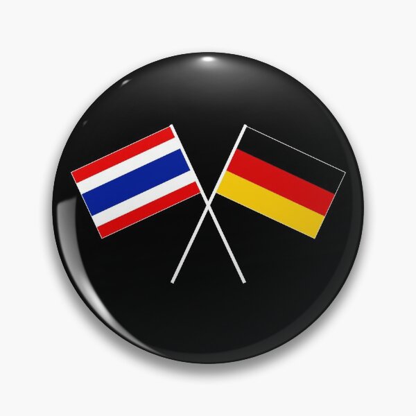 Item preview, German-Thai friendship flag banner designed and sold by GeogDesigns.