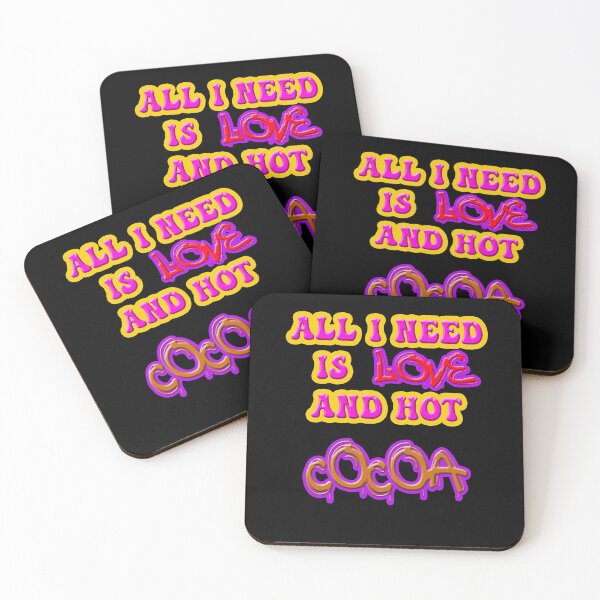Item preview, all i need is love and hot cocoa  designed and sold by hakiseller.